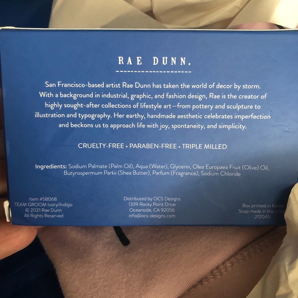 Team Groom Wedding Day Triple Milled Soap - Picture 2 of 3